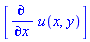 [diff(u(x, y), x)]