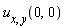 u[x, y](0, 0)