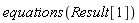 equations(Result[1])