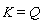 K = Q