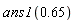 ans1(.65)