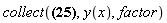 collect(`y'` = (1/3)*y^2*(-4*a^3*y-12*a^2*y*x-9*a*y*x^2+y*(-3*b+4*a^3)-9*x), y(x), factor)