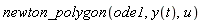 newton_polygon(ode1, y(t), u)