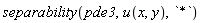 separability(pde3, u(x, y), `*`)
