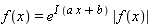 f(x) = e^(I*(a*x+b))*abs(f(x))