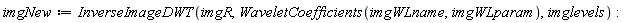 imgNew := InverseImageDWT(imgR, WaveletCoefficients(imgWLname, imgWLparam), imglevels)