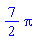 (7/2)*Pi