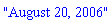 module () export monthDay, month, year, format, ModulePrint; option record; end module