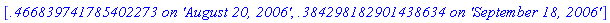 [module () export ModulePrint, date, amount; option implementation = "External/0x836733c"; end module, module () export ModulePrint, date, amount; option implementation = "External/0x846e07c"; end module]