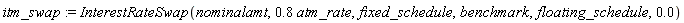itm_swap := InterestRateSwap(nominalamt, .8*atm_rate, fixed_schedule, benchmark, floating_schedule, 0.)