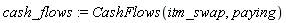cash_flows := CashFlows(itm_swap, paying)