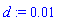d := 0.1e-1