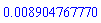 0.8904767770e-2