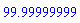 99.99999999