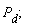 P[d]