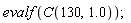 evalf(C(130, 1.0));