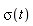 sigma(t)