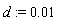 d := 0.1e-1