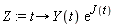 Z := proc (t) options operator, arrow; Y(t)*exp(J(t)) end proc