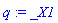 q := _X1