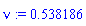 nu := .538186