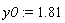y0 := 1.81