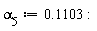 alpha[5] := .1103: