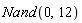 Nand(0, 12)