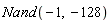 Nand(-1, -128)