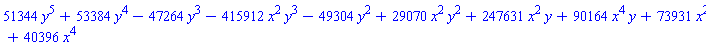 51344*y^5+53384*y^4-47264*y^3-415912*x^2*y^3-49304*y^2+29070*x^2*y^2+247631*x^2*y+90164*x^4*y+73931*x^2+40396*x^4