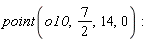 point(o10, 7/2, 14, 0):