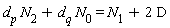d[p]*N[2]+d[q]*N[0] = N[1]+2*D