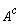A^c