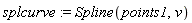 splcurve := Spline(points1, v)