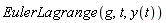 EulerLagrange(g, t, y(t))