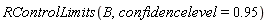 RControlLimits(B, confidencelevel = .95)