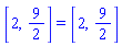 [2, 9/2] = [2, 9/2]