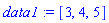 data1 := [3, 4, 5]