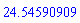 24.54590909