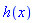 h(x)
