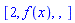 BINARYTREE(2, f(x), BINARYTREE(), BINARYTREE())