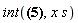 int(4*x^4-3*x+2, x*s)