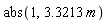 abs(1, 3.3213*m)