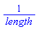1/length