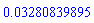 0.3280839895e-1
