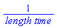 1/(length*time)