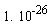 1.*10^(-26)