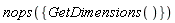 nops({GetDimensions()})
