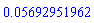 0.5692951962e-1