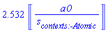 2.532*Unit(a0/s[contexts:-Atomic])